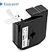 Label KINGDOM Compatible Label Tape Replacement for Brother M231 MK231 M-K231 M-231 12mm 0.47 Inch M Tape,26.2 Feet, Black on White, Use for PT-M95 PT-65 PT-90 PT45M Label Maker, 2-Pack