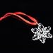 H&D Crystal Snowflake Chandelier Prisms Drop Pendants Ornament (Snowflake-6)