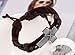 Most Beloved Unisex Leather Charm Bracelets Punk Rock Vintage Geometric Cross Wrap Bangles Wristband