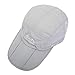 JOSENI Outdoor Quick Dry Sun Hat Folding Portable, A-Light Grey, Size Large