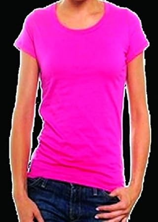 tee shirt homme rose fluo