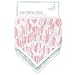 Aden by aden + anais Bandana Bib, 100% Cotton Muslin, Soft Absorbent 3 Layers, Adjustable, 8.5'' X 16'', 2 Pack, Briar Rose, Hearts