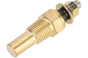 Aramox Engine Coolant Temperature Sensor, Universal 1/8" NPT Oil / Water Temp Sensor, Temperature Ranges from 0-150℃ / 0-300℉