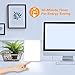 VIPEX Light Therapy Lamp, Happy Therapy Light Portable Thin with UV-Free 10000 Lux Sun Light Adjustable Stepless Brightness, Touch Control, Timer Function, Foldable Standing Bracket for Home Office
