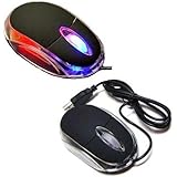 Black 3-Button 3D USB 800 Dpi Optical Scroll Mice Mouse w/ Red LEDs For Notebook Laptop Desktop