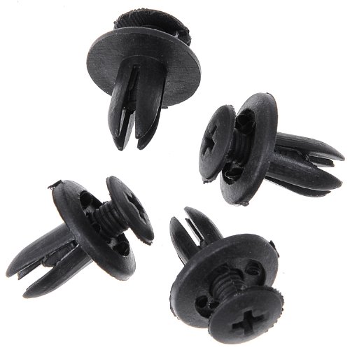 超人気 Kmise Z0463 自動車 6mm穴 ユニバーサルバックル プラスチックリベットファスナー プッシュピンクリップ 0個 B00s0q6xaw 春夏新色 Support Classfit Com