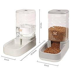 ELEVON Automatic Dog Cat Gravity Food and Water