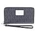 MICHAEL Michael Kors Womens Jet Set Faux Leather PDA Wristlet Black O/S