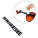 ammoon 4/4 Violin Fiddle Finger Guide Fingerboard Sticker Label Intonation Chart Fretboard Marker for Practice Beginners