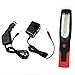 Portable Cordless Rechargeable 3W LED Work Light Work Lamp w/Hanging Hook, Magnetic Base, Car Charger, UL-Listed Power Adapter for Workshop, Garage, Camping, Flashlight, Emergency Lighting - RWL-03