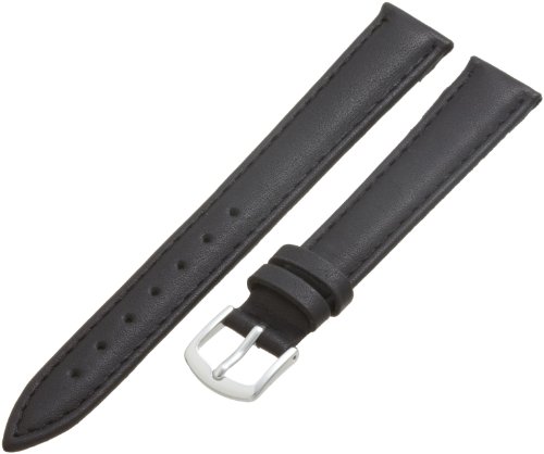 Hadley-Roma Women's 14mm Watch Strap, Color:Black (Model: LSL714LA 140)