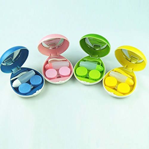 Alamana Egg Design Travel Contact Lens Case Box Set Cleaning Holder Soak Storage - Thumbnail 2