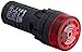 uxcell a14030300ux0160 Panel Mount ACDC 110V Red LED Buzzer Alarm Signal Indicator Light 2Pcs primary