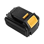 Odec DeWalt 20V Battery, 5000mAh Lithium-ion Rechargeable Battery Pack for DeWalt DCB204, DCB205, DCB180, DCB204-2, DCB205-2, DCB200-2, DCB200 & Dewalt DCD/DCF/DCG Series