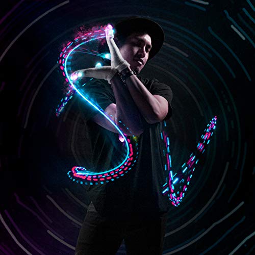 EmazingLights Elite Flow Glove Set Light Up Finger LED Rave Glow Gloves