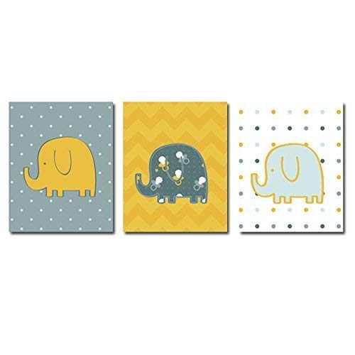 elephant nursery canvas