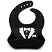 Kids N' Such Baby Bibs for Boys 3 Pack - 100% Food Grade Silicon - Waterproof with Food Catcher - Easy Clean - Anti Bacterial, Anti Microbial, Dishwasher Safe - Cute Designs for Your Baby Boy