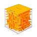 Money Maze Puzzle Box, Twister.CK Money Holder Puzzle for Kids and Adults Birthday (Orange)