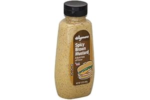20TH STREET PRODUCTS Wegmans Spicy Brown Mustard - A Bold Kick of Flavor - 12 Oz. (2 Pack)