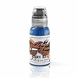World Famous Tattoo Ink – Vegan-Friendly Professional Tattooing Inks – Navy Seals Blue, 1 Ounce