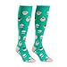 Sock It To Me Let Them Eat Cupcakes Women’s Knee High Socks, Funny Calf Socks, Casual Novelty Womens Sock, Fits Women's 5-10