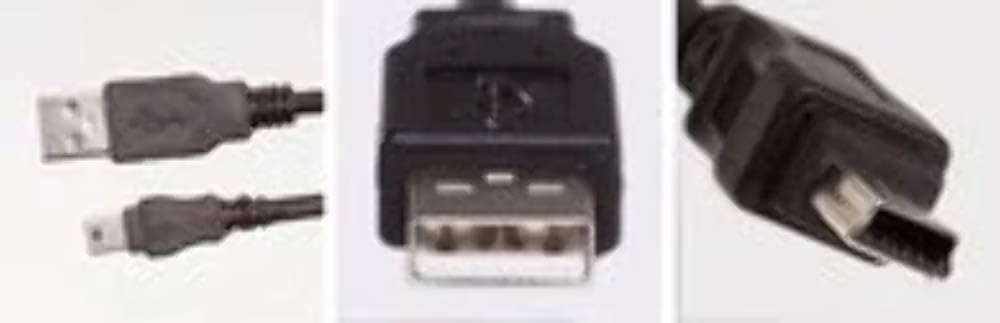 MicroConnect USBAMB51 USB cable - USB cables (USB A, Mini-USB B, Male/, black, 1 Meters