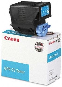 Canon 0453b003aa Gpr-23 Laser Printer Toner 14000 Page-Yield Cyan Solid Blacks Easy-Install