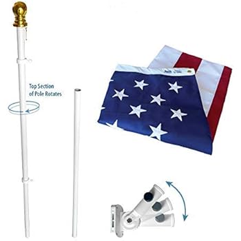 US Flag W/Spinning Pole, Nylon