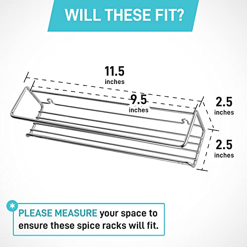 Ultimate Hostess Spice Rack Wall Mount Organizer for Pantry