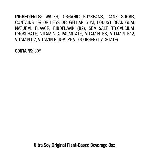 Pacific Foods Ultra Soy Plant-Based Beverage, 8oz, 24-pack