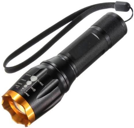 Bright Zoomable 3000lm CREE XM-L T6 LED 18650 Flashlight Torch Light (Batteries Are Not Included) (5 Mode S5)