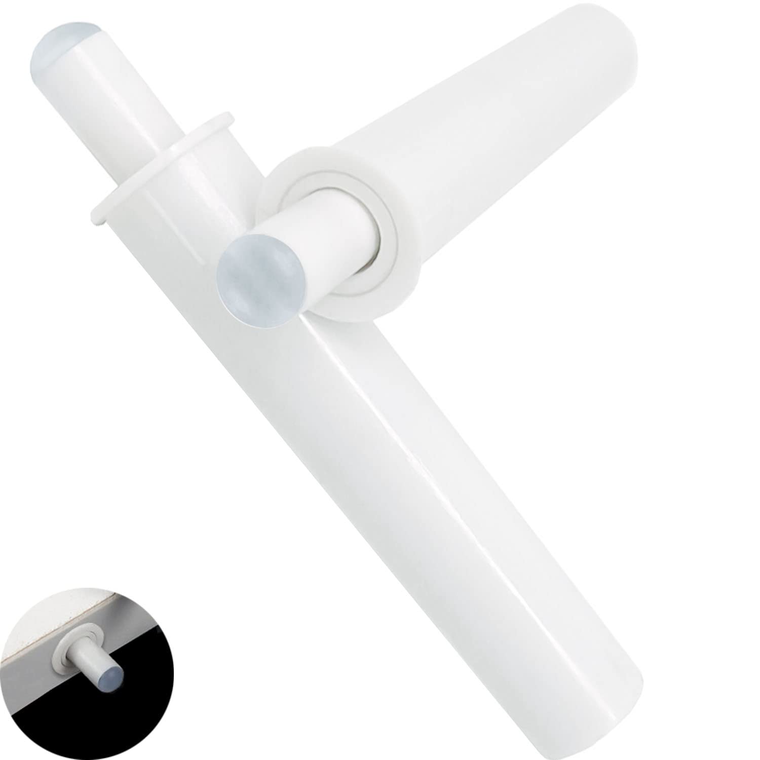 10 Pieces Door Damper Furniture Damper Door Damper Door Damper Buffer Soft Close Door Damper Drawer Damper Noise Reduction Shock Absorber for Door Lighter Cabinet (White)