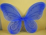 Royal Blue Butterfly Fairy Costume Wings 17