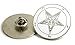 Church of Satan Sigil of Baphomet Lapel Pin - Black