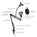 Microphone Suspension Boom Scissor Arm Stand NASUM Professional 4-in-1 Adjustable Microphone stand with Pop Filter,Phone Holder and Table Mounting Clamp.For Recording,Skype,Chat,Voice-Over etc.