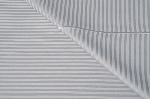 CHATEAU HOME COLLECTION 500 Thread Count Queen-Grey Sheets Luxury 100% Cotton Ultra Soft 4 Piece Sheet Set, Long-Staple Combed Pure Natural Cotton Bedsheets, Soft & Silky Sateen Weave,Deep Pocket