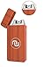 Novelty Wares™ - USB Flameless Plasma Dual Arc Rechargeable Windproof Cigarette Lighter with Charging Cable and Gift Box (Wood)