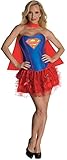 Secret Wishes DC Comics Supergirl Corset And Tutu Costume, Red/Blue, Small