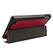 2015 New Fire 7'' Case - Premium Leather Folio Stand Case Cover for Amazon New Fire 7'' Tablet 2015 Version Tablet Only (red)