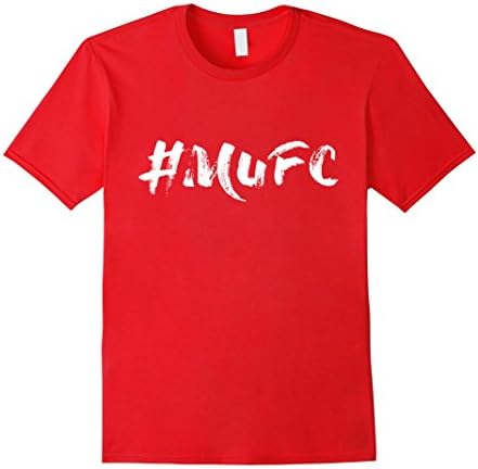 Mens Manchester Hashtag #MUFC England Women Men T-Shirt Medium Red