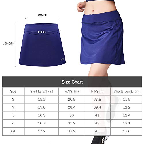 image for CAMELSPORTS Women's Active Athletic Skort Lightweight Skirt with Pocke