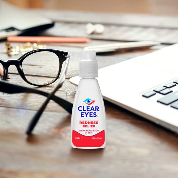Clear Eyes Redness Relief Eye Drops Handy Pocket Pal 0.20 oz ( 12 pack)