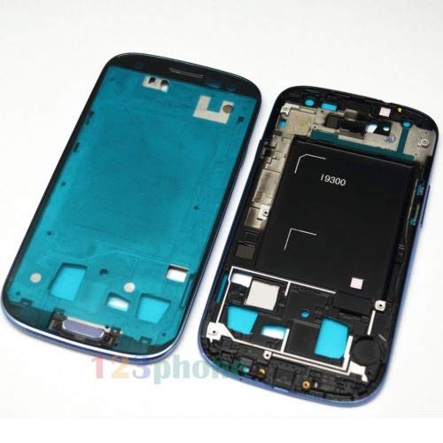 FidgetFidget Volume + Front Middle Frame Chassis HOUSING for Samsung S3 i9300#Blue