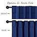 NICETOWN Blackout Draperies Curtains Window Drapes - (Royal Blue Color) 52 inches W by 63 inches L, Set of 2, Blackout Curtain Panels for Nursery