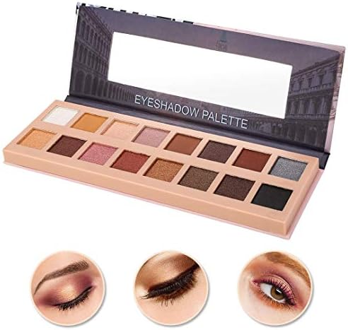 16 Colors Smokey Eyeshadow Palette, High Pigmented Eyeshadow Palette Colorful Natural Girls Makeup Eye Shadow Palette Naked Makeup Pallets