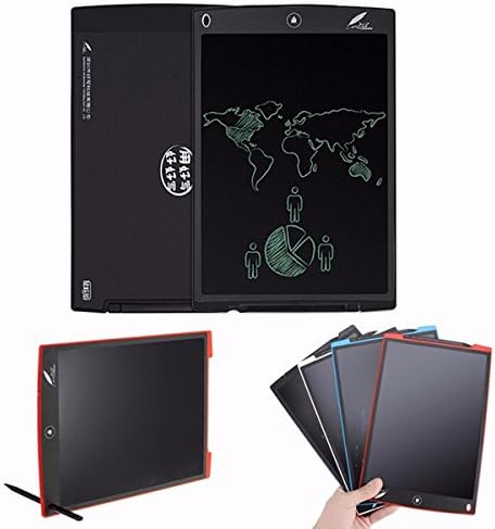 Howshow 12inch LCD Writing Tablet Paperless E-Note Office School Drawing Graffiti Board Toy Gift for kids (Black)