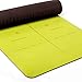 Heathyoga Eco Friendly Non Slip Yoga Mat, Body Alignment System, SGS Certified TPE Material – Textured Non Slip Surface and Optimal Cushioning,72″x 26″ Thickness 1/4″thumb 1