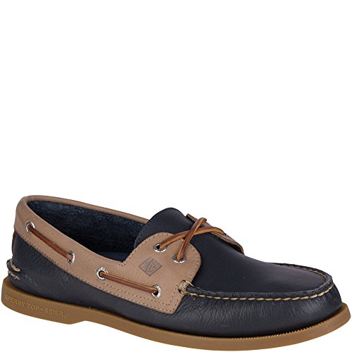 Sperry Top-Sider Mens A/O 2-Eye Cross Lace Shoes, Size: D(M) US, Color  Navy/Stone - Main Image