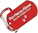 Esosy Pet Dog ID Tag and Emergency Wallet Card with Laminating Pouch