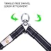 2 Dog Leash, 360° Swivel No Tangle Double Dog Walking & Training Leash, Comfortable Shock Absorbing Reflective Bungee Lead Walk 2 Dogs with Ease
